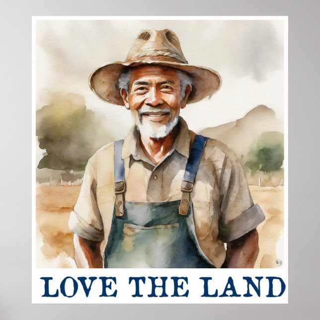 Kärlek landutskriften poster (Framsidan)