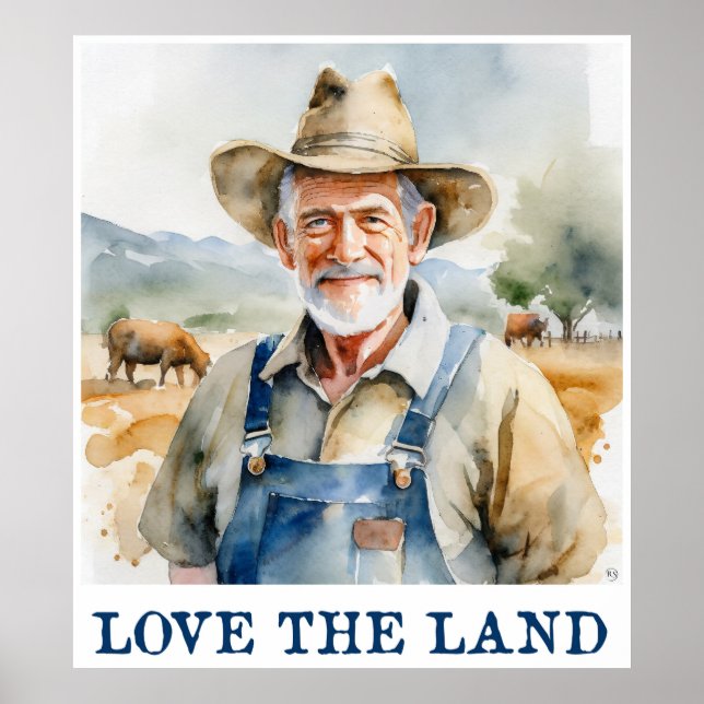 Kärlek landutskriften poster (Framsidan)