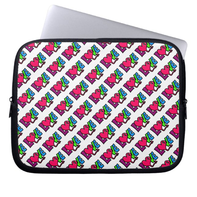 Kärlek Laptop Fodral (Framsidan)