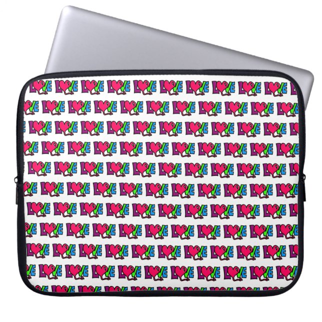 Kärlek Laptop Fodral (Framsidan)