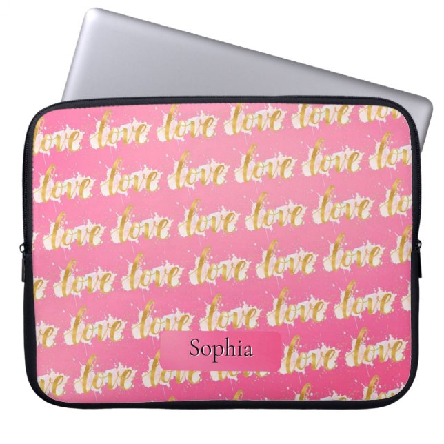 Kärlek Laptop Fodral (Framsidan)