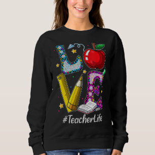 Kärlek Lärarlivet i Back to school T Shirt