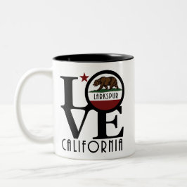 KÄRLEK Larkspur California 11oz Två-Tonad Mugg