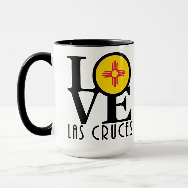 KÄRLEK Las Cruces 15 oz Mugg (Vänster)