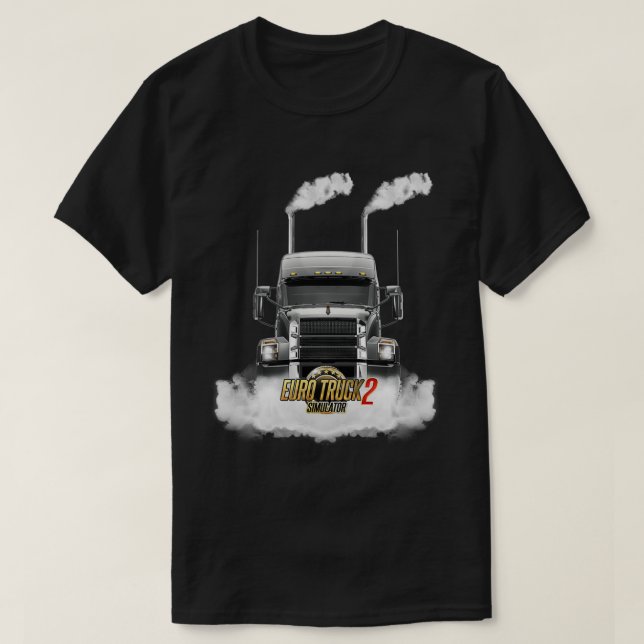 Kärlek Lastbil Stopp 2 T Shirt (Design framsida)