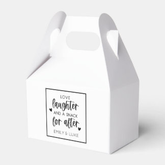 Kärlek Latter Bröllop MidnattsmSnack Presentaskar