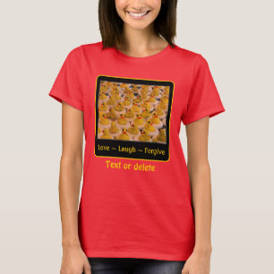 Kärlek Latter Förlåt Gummiankor Inspirerande T Shirt