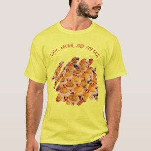 Kärlek Laugh Forgiving inspirational T Shirt