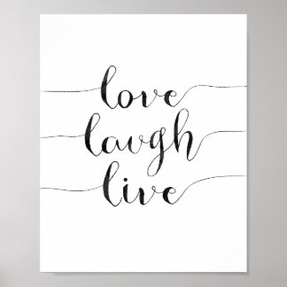 Kärlek Laugh Live Poster
