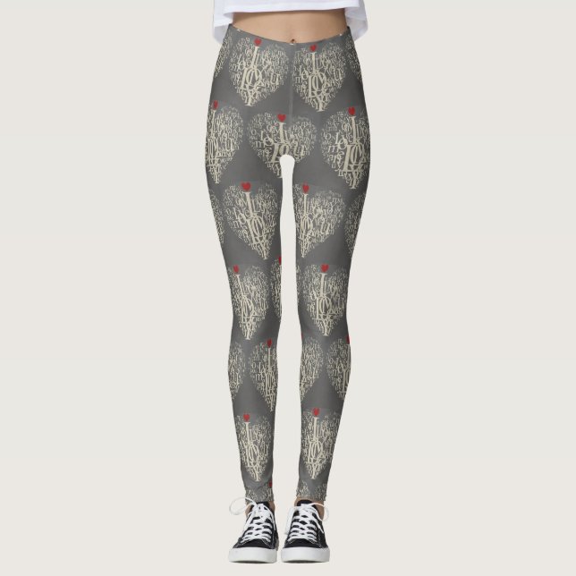Kärlek Leggings (Framsida)