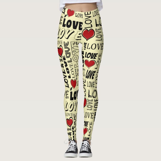Kärlek Leggings (Framsida)