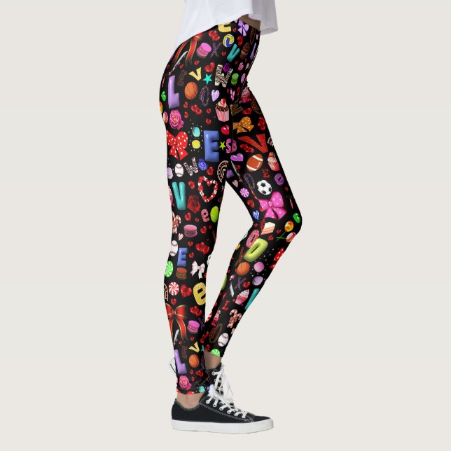 Kärlek Leggings (Höger)