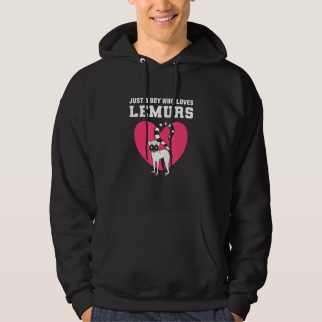 Kärlek Lemurs Pet Hoodie (Framsida)