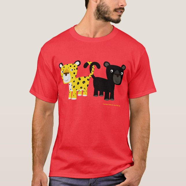 Kärlek Leopards T-Shirt (Framsida)