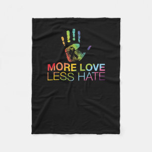 Kärlek Less Hate Fleecefilt