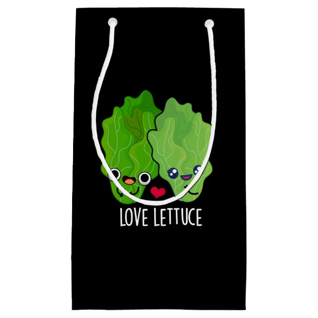 Kärlek Lettuce Funny Veggie Pun (Framsidan)