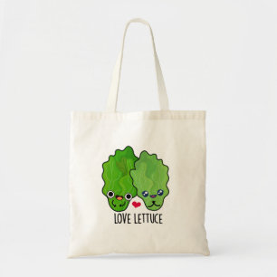 Kärlek Lettuce Funny Veggie Pun Tygkasse