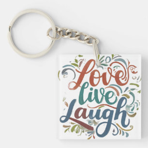Kärlek, levande, Laugh Square T-Shirt
