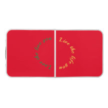 Kärlek lever du öl pong bord