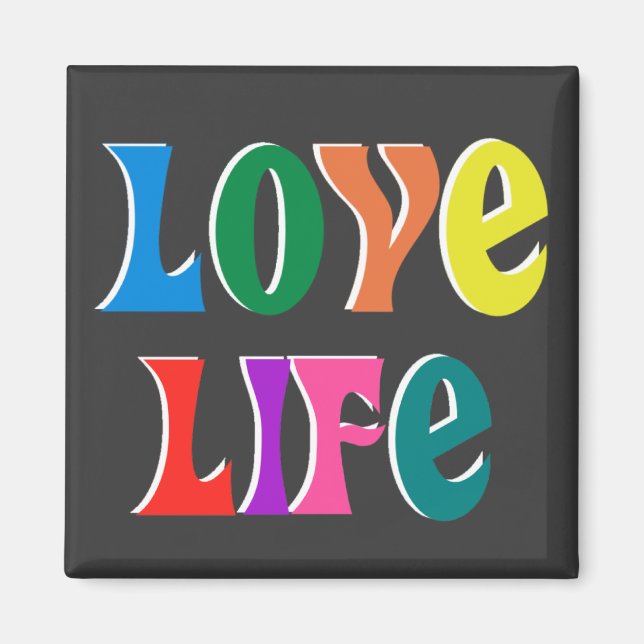 KÄRLEK Life ~ anpassadets kristna budskap Magnet (Framsidan)
