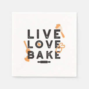 Kärlek Life, Bake Bliss: inspirationskällande cita Pappersservett