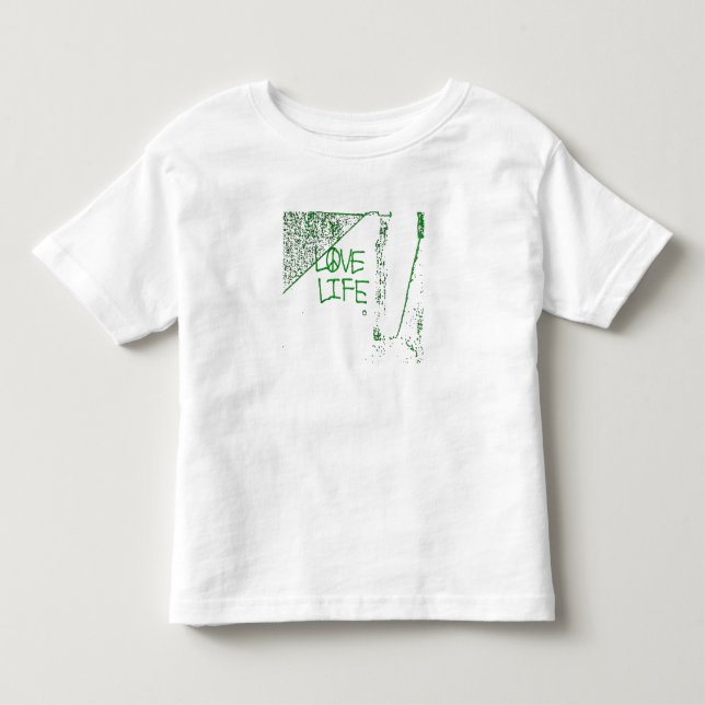 Kärlek Life Graffiti Småbarn T-Shirt (Framsida)