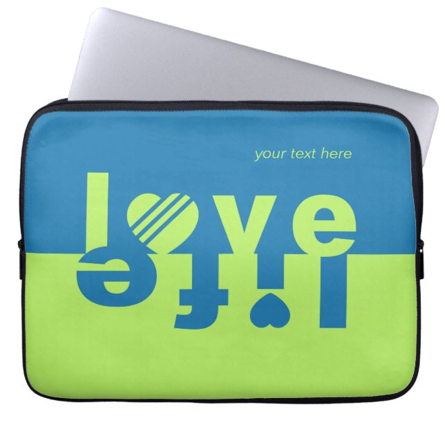 KÄRLEK Life laptop sleeve (Framsidan)