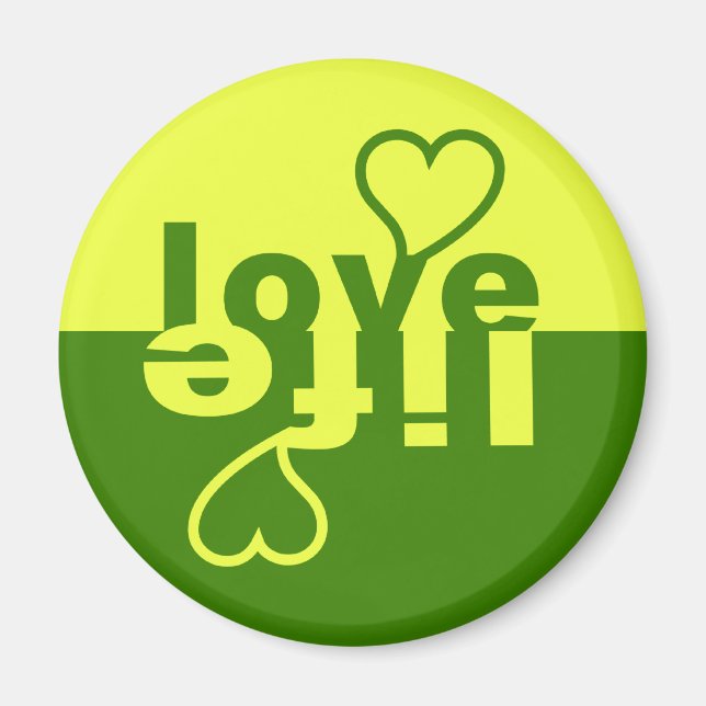Kärlek Life magnet (Framsidan)