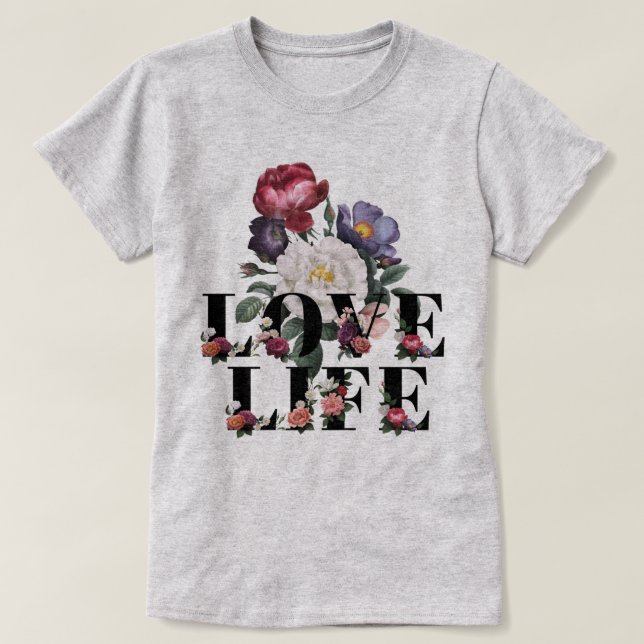 Kärlek Life T Shirt (Design framsida)