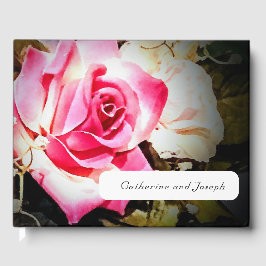 Kärlek ligger i Bloom Ro/Photo Bröllop Guest Bok