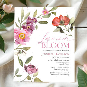 Kärlek ligger i Bloom Rosey Blommigt Möhippa Inbju
