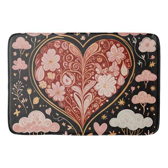 Kärlek ligger i Luft Badrumsmatta (Framsidan)