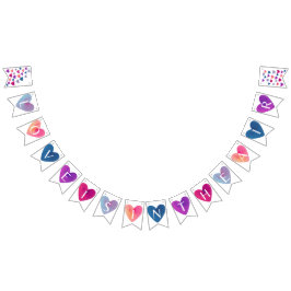 Kärlek ligger i Luft-banderollen Vimplar