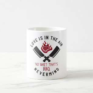 Kärlek ligger i Luft BBQ Kaffemugg