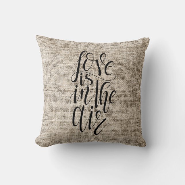 Kärlek ligger i Luft Dekorativ kudde (Framsida)