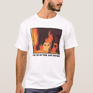 Kärlek ligger i Luft Fryer T Shirt