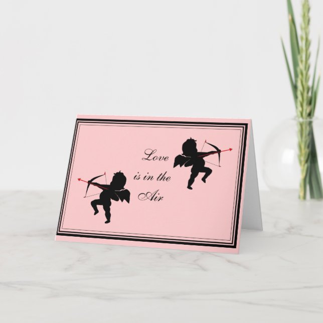 Kärlek ligger i Luft Helgkort (Framsida)