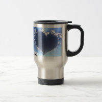 Kärlek ligger i Luft: Hjärtformade moln: Resemugg