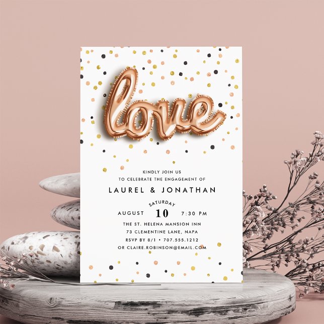 Kärlek ligger i Luft | Inbjudan till Förlovningsfe (Skapare uppladdad)