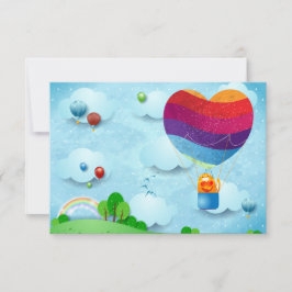 Kärlek ligger i luft inbjudningar