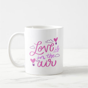 kärlek ligger i luft kaffemugg