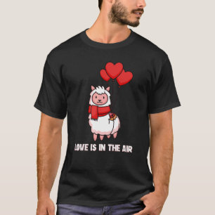 Kärlek ligger i Luft Llama Vicuna Guanaco-förädlar T Shirt