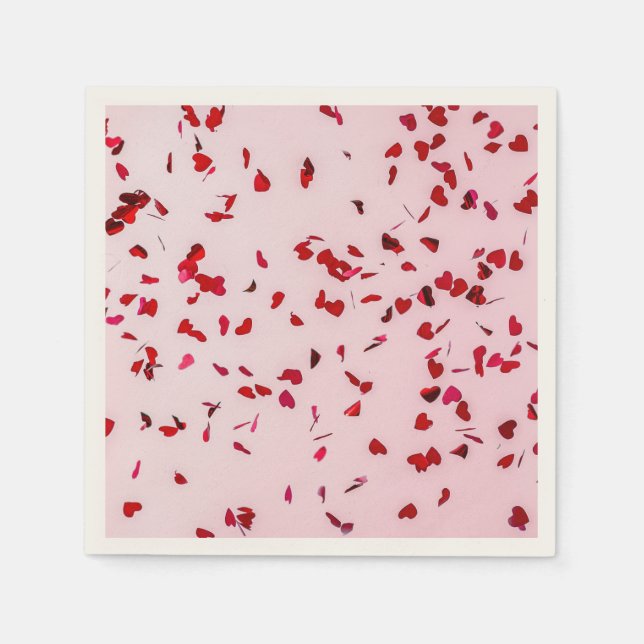 Kärlek ligger i luft pappersservett (Framsidan)