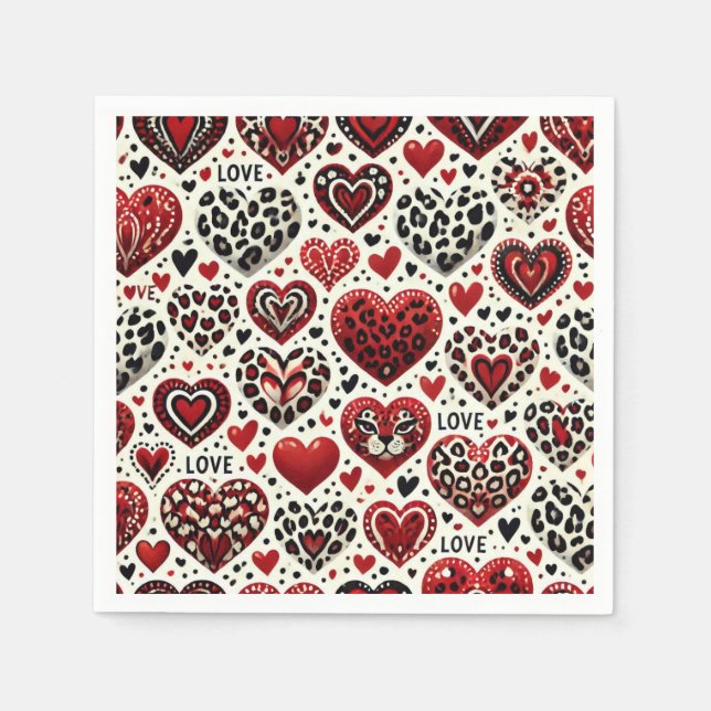Kärlek ligger i Luft Pappersservett (Framsidan)