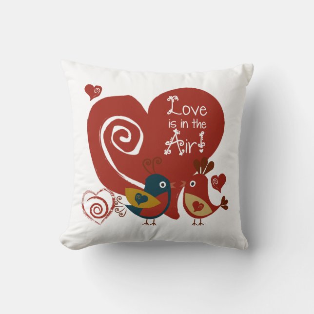 Kärlek ligger i Luft Pillow Kudde (Framsida)