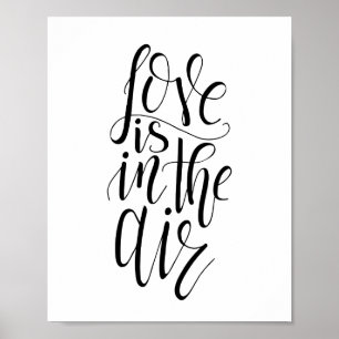 Kärlek ligger i Luft Poster