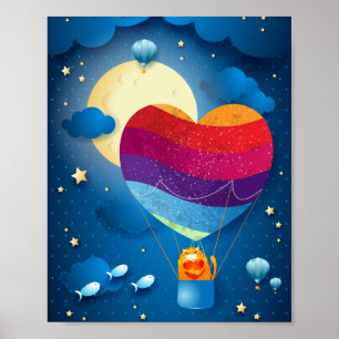 Kärlek ligger i luft poster