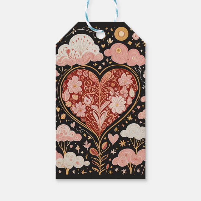 Kärlek ligger i Luft Presentetikett (Framsidan)