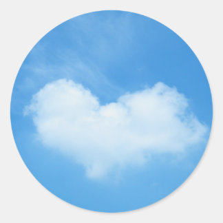 Kärlek ligger i Luft Runt Klistermärke