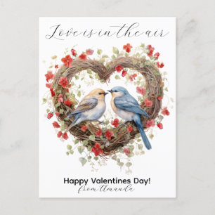 Kärlek ligger i Luft-Valentineserna. Helg Vykort